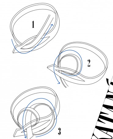 Ремешок на сумку-БРАСЛЕТ-держатель Брелока Унисекс Pi-AURORA SAPIENTIAE!